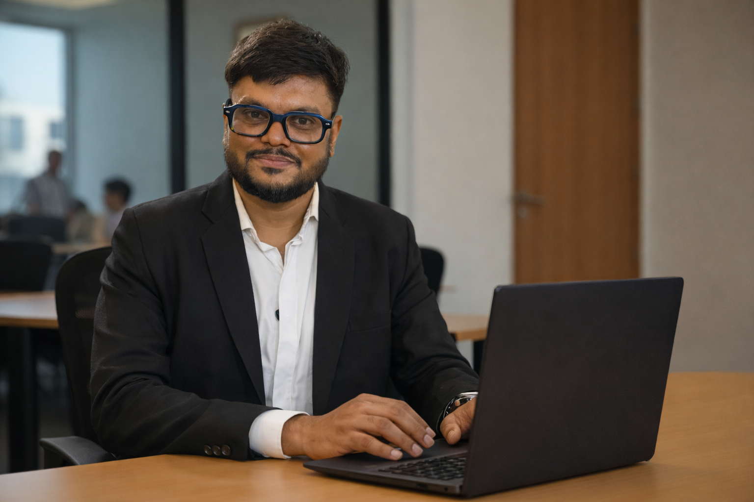 Teacher teaching students